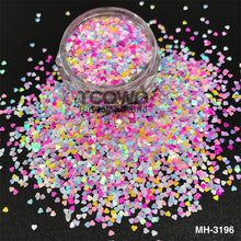 Load image into Gallery viewer, TCT-893 Smallest Love Heart Mix Glitter 1MM - Non-Toxic Shimmer for DIY, Nail Art, Cosmetics &amp; Festival

