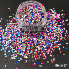 Load image into Gallery viewer, TCT-893 Smallest Love Heart Mix Glitter 1MM - Non-Toxic Shimmer for DIY, Nail Art, Cosmetics &amp; Festival

