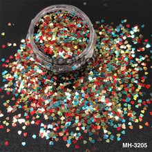 Load image into Gallery viewer, TCT-893 Smallest Love Heart Mix Glitter 1MM - Non-Toxic Shimmer for DIY, Nail Art, Cosmetics &amp; Festival
