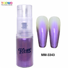 Load image into Gallery viewer, TCT-927 Cosmetic Grade Mica Powder Dark Pearl Pigment Ombre Nail Mist Spray Gradient Effect Glitter Powder for Nail Art Crafts
