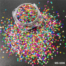 Load image into Gallery viewer, TCT-894 1MM Smallest Size Star Shape Mix Glitter Sequin for Resin Crafts DIY Projects Nails Art Makeup Cosmetics Party Decorations | TCOWO
