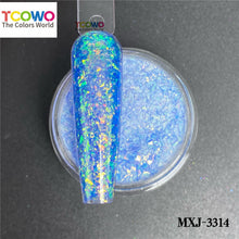 Load image into Gallery viewer, TCT-922 Iridescent Rainbow Shards Glitter Acrylic Powder, EMA Material (2-7min Customizable Drying), 2 In 1 Acrylic &amp; Dipping Powder, Non-Toxic Long Lasting, TCOWO (MSDS Certified)
