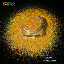 Load image into Gallery viewer, TCT-1067 Eco Friendly PET Fine Glitter Bulk Nail Powder High Gloss Non Toxic Vegan Hexagon Glitter for Nail Art Body Decor DIY Christmas Crafts Factory Direct Supply
