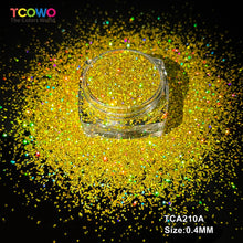 Load image into Gallery viewer, TCT-1063 &amp; TCT-1064 Fine &amp; Chunky Holographic PET Glitter Bulk Glitter for Nails High Brightness Safe Vegan Resin Craft Makeup Body Decoration
