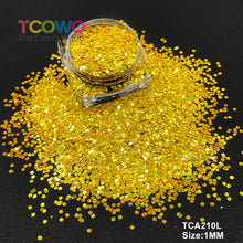 Load image into Gallery viewer, TCT-045 Mix Chunky Holographic Glitter Powder, a high-quality PET decorative material with long-lasting sparkle and holographic effect, ideal for personal and wholesale use.
