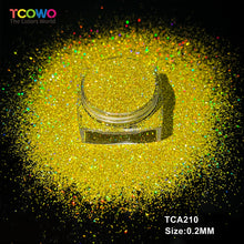Load image into Gallery viewer, TCT-1067 Eco Friendly PET Fine Glitter Bulk Nail Powder High Gloss Non Toxic Vegan Hexagon Glitter for Nail Art Body Decor DIY Christmas Crafts Factory Direct Supply
