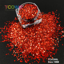 Load image into Gallery viewer, TCT-045 Mix Chunky Holographic Glitter Powder, a high-quality PET decorative material with long-lasting sparkle and holographic effect, ideal for personal and wholesale use.
