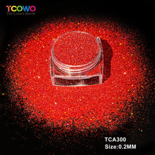 Load image into Gallery viewer, TCT-1067 Eco Friendly PET Fine Glitter Bulk Nail Powder High Gloss Non Toxic Vegan Hexagon Glitter for Nail Art Body Decor DIY Christmas Crafts Factory Direct Supply
