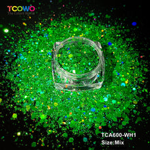 Load image into Gallery viewer, TCT-1063 &amp; TCT-1064 Fine &amp; Chunky Holographic PET Glitter Bulk Glitter for Nails High Brightness Safe Vegan Resin Craft Makeup Body Decoration
