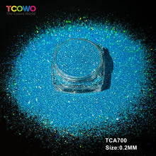 Load image into Gallery viewer, TCT-1067 Eco Friendly PET Fine Glitter Bulk Nail Powder High Gloss Non Toxic Vegan Hexagon Glitter for Nail Art Body Decor DIY Christmas Crafts Factory Direct Supply
