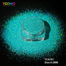 Load image into Gallery viewer, TCT-1067 Eco Friendly PET Fine Glitter Bulk Nail Powder High Gloss Non Toxic Vegan Hexagon Glitter for Nail Art Body Decor DIY Christmas Crafts Factory Direct Supply
