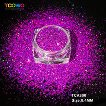 Load image into Gallery viewer, TCT-1063 &amp; TCT-1064 Fine &amp; Chunky Holographic PET Glitter Bulk Glitter for Nails High Brightness Safe Vegan Resin Craft Makeup Body Decoration
