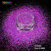 Load image into Gallery viewer, TCT-1063 &amp; TCT-1064 Fine &amp; Chunky Holographic PET Glitter Bulk Glitter for Nails High Brightness Safe Vegan Resin Craft Makeup Body Decoration
