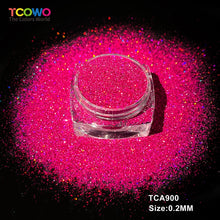 Load image into Gallery viewer, TCT-1067 Eco Friendly PET Fine Glitter Bulk Nail Powder High Gloss Non Toxic Vegan Hexagon Glitter for Nail Art Body Decor DIY Christmas Crafts Factory Direct Supply
