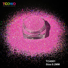 Load image into Gallery viewer, TCT-1067 Eco Friendly PET Fine Glitter Bulk Nail Powder High Gloss Non Toxic Vegan Hexagon Glitter for Nail Art Body Decor DIY Christmas Crafts Factory Direct Supply
