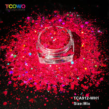 Load image into Gallery viewer, TCT-1063 &amp; TCT-1064 Fine &amp; Chunky Holographic PET Glitter Bulk Glitter for Nails High Brightness Safe Vegan Resin Craft Makeup Body Decoration
