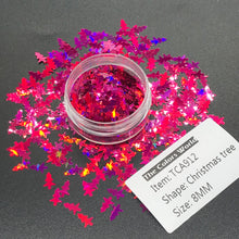 Load image into Gallery viewer, TCT-218 TCOWO Promotion Twinkle Christmas Tree PET Holiday Nail Art Glitter for Tumbler Artware Handicraft Works Accessories PET Non Toxic
