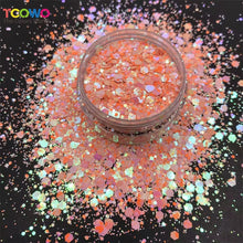 Load image into Gallery viewer, TCT-544 Factory Supply Nail Glitter Sequins Polyester Bulk Hexagon Mix Chunky Glitter for Craft Cosmetics Nail Art
