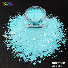Load image into Gallery viewer, TCT-025 Mix Color Chunky &amp; Fine Glitter, Solvent Resistant Sequins for Nail Art, Nail Gel, Nail Polish, Makeup &amp; DIY Decoration
