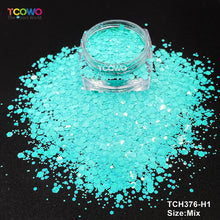 Load image into Gallery viewer, TCT-025 Mix Color Chunky &amp; Fine Glitter, Solvent Resistant Sequins for Nail Art, Nail Gel, Nail Polish, Makeup &amp; DIY Decoration
