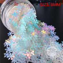Load image into Gallery viewer, TCT-201 TCOWO Holiday Customs Twinkle Christmas Snowflakes Biodegradable Glitter Nail Art Glitter
