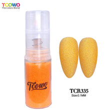 Load image into Gallery viewer, TCT-921 Fine Glitter Ombre Powder Spray, Gold Background Iridescent Rainbow Glitter, 12 Colors 38um, Easy to Use for Nail Art Hair Skin Crafts, MSDS Certified, Guangdong China
