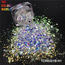 Load image into Gallery viewer, High Brightness White Rainbow Colorful Mermaid Sparkle Glitter
