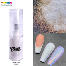 Load image into Gallery viewer, TCT-900 | White Holographic Iridescent Aurora Glitter Body Glitter Sprayer for Face Nail Hair Skin Clothing Makeup
