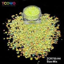 Load image into Gallery viewer, TCT-1032 Bubble Glitter Eco-Friendly Non-Toxic Polyester Chunky Beads 1mm 2mm 3mm Mix Multi Colors for DIY Nail Crafts Snowglobe Cups Face Body Decoration Wholesale Factory Supply

