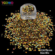 Load image into Gallery viewer, TCT-1032 Bubble Glitter Eco-Friendly Non-Toxic Polyester Chunky Beads 1mm 2mm 3mm Mix Multi Colors for DIY Nail Crafts Snowglobe Cups Face Body Decoration Wholesale Factory Supply
