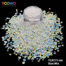 Load image into Gallery viewer, TCT-1032 Bubble Glitter Eco-Friendly Non-Toxic Polyester Chunky Beads 1mm 2mm 3mm Mix Multi Colors for DIY Nail Crafts Snowglobe Cups Face Body Decoration Wholesale Factory Supply
