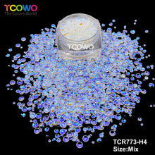 Load image into Gallery viewer, TCT-1032 Bubble Glitter Eco-Friendly Non-Toxic Polyester Chunky Beads 1mm 2mm 3mm Mix Multi Colors for DIY Nail Crafts Snowglobe Cups Face Body Decoration Wholesale Factory Supply
