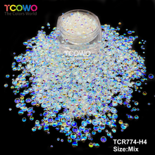 Load image into Gallery viewer, TCT-1032 Bubble Glitter Eco-Friendly Non-Toxic Polyester Chunky Beads 1mm 2mm 3mm Mix Multi Colors for DIY Nail Crafts Snowglobe Cups Face Body Decoration Wholesale Factory Supply

