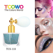 Load image into Gallery viewer, TCT-903 Holographic Body Glitter Sprayer, 12 Colors Fine Glitter for Face Hair Eye Nail, Non-Sticky Portable Makeup Sparkle
