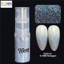 Load image into Gallery viewer, TCT-913 Holo Fine Glitter Spray Bottle Kit 12 Colors Sparkly Starry Shimmer Powder for Hair Body Nails Crafts Party Cosmetics Solvent Resistant
