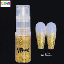 Load image into Gallery viewer, TCT-907 Holographic Irregular Shards Body Glitter Spray Laser Shimmer Powder for Face Hair Nail Skin Party Makeup
