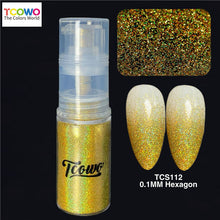 Load image into Gallery viewer, TCT-913 Holo Fine Glitter Spray Bottle Kit 12 Colors Sparkly Starry Shimmer Powder for Hair Body Nails Crafts Party Cosmetics Solvent Resistant
