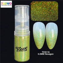 Load image into Gallery viewer, TCT-913 Holo Fine Glitter Spray Bottle Kit 12 Colors Sparkly Starry Shimmer Powder for Hair Body Nails Crafts Party Cosmetics Solvent Resistant
