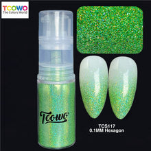 Load image into Gallery viewer, TCT-913 Holo Fine Glitter Spray Bottle Kit 12 Colors Sparkly Starry Shimmer Powder for Hair Body Nails Crafts Party Cosmetics Solvent Resistant
