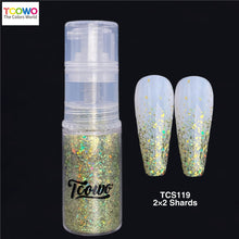 Load image into Gallery viewer, TCT-907 Holographic Irregular Shards Body Glitter Spray Laser Shimmer Powder for Face Hair Nail Skin Party Makeup
