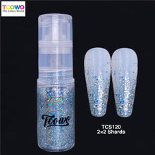 Load image into Gallery viewer, TCT-907 Holographic Irregular Shards Body Glitter Spray Laser Shimmer Powder for Face Hair Nail Skin Party Makeup
