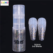 Load image into Gallery viewer, TCT-907 Holographic Irregular Shards Body Glitter Spray Laser Shimmer Powder for Face Hair Nail Skin Party Makeup

