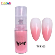 Load image into Gallery viewer, TCT-908 Acrylic Powder &amp; Dipping Powder Ombre Spray, PMMA Nail Glitter Product with Amazing Gradient Effect, TCOWO Brand Non-Toxic Eco-Friendly Easy Applying for Nail Art Cosmetics Crafts
