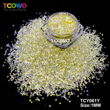 Load image into Gallery viewer, TCT-1035 Wholesale Embossed Eco-Friendly High Sparkle Silver Mirror Glitter Powder Bulk 1MM Fine Chunky PET Non-Toxic for Nails Tumblers Resin Crafts Party Decor Cosmetics Valentines Printing&nbsp;
