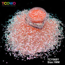 Load image into Gallery viewer, TCT-1035 Wholesale Embossed Eco-Friendly High Sparkle Silver Mirror Glitter Powder Bulk 1MM Fine Chunky PET Non-Toxic for Nails Tumblers Resin Crafts Party Decor Cosmetics Valentines Printing&nbsp;
