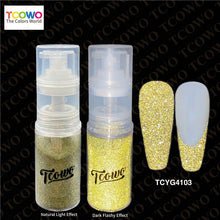 Load image into Gallery viewer, TCT-899 Reflective Flash Powder Ombre Nail Sprayer, 12 Colors Crystal Diamond Reflective Glitter Spray for Nail Art Makeup Crafts
