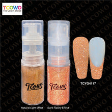 Load image into Gallery viewer, TCT-899 Reflective Flash Powder Ombre Nail Sprayer, 12 Colors Crystal Diamond Reflective Glitter Spray for Nail Art Makeup Crafts
