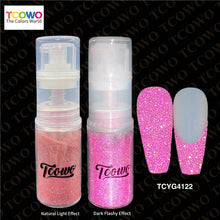 Load image into Gallery viewer, TCT-899 Reflective Flash Powder Ombre Nail Sprayer, 12 Colors Crystal Diamond Reflective Glitter Spray for Nail Art Makeup Crafts
