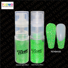 Load image into Gallery viewer, TCT-899 Reflective Flash Powder Ombre Nail Sprayer, 12 Colors Crystal Diamond Reflective Glitter Spray for Nail Art Makeup Crafts
