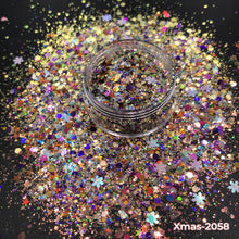 Load image into Gallery viewer, TCT-594 TCOWO Top Grade Shinning Holiday Chunky Glitter for Nail Art Tumbler Artware Handicraft Works Accessories
